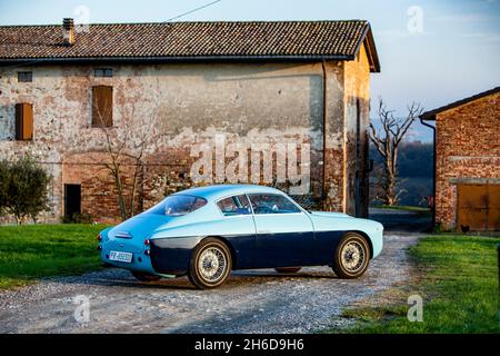 1955 Alfa Romeo 1900 SZ coupé Zagato. Banque D'Images