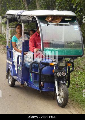 Tuk Tuk transport scolaire en Inde, 2019. Banque D'Images