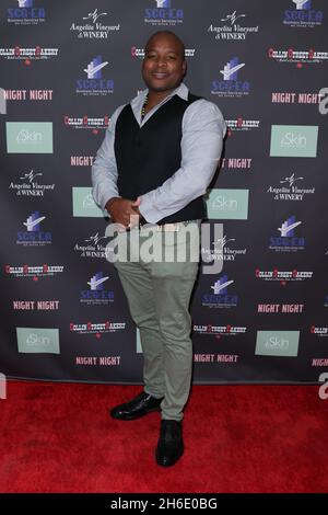 Malibu, Californie, États-Unis.13 novembre 2021.Jay Williams assiste à la première de la « nuit » au Malibu Country Mart de Malibu, en Californie.Crédit: Sheri Determan Banque D'Images