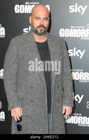 Rome, Italie.15 novembre 2021.Marco d'Amore participe à la séance photo de la série télévisée Gomorra stagione finale au théâtre de Brancaccio.Crédit : SOPA Images Limited/Alamy Live News Banque D'Images