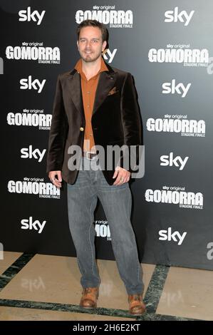 Rome, Italie.15 novembre 2021.Arturo Muselli participe à la photo de la série télévisée Gomorra stagione finale au théâtre de Brancaccio.(Photo de Mario Cartelli/SOPA Images/Sipa USA) crédit: SIPA USA/Alay Live News Banque D'Images