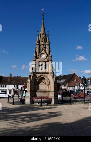 La Fontaine du souvenir de Shakespeare, appelée la Fontaine américaine, est offerte par l'éditeur américain George William Childs, Stratford-upon-Avon, en Angleterre Banque D'Images