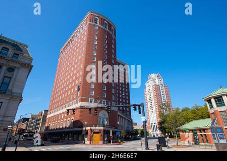 L'hôtel Providence Biltmore a été construit en 1922 au 11 Dorrance Street dans le centre-ville de Providence, Rhode Island RI, États-Unis.Maintenant ce bâtiment est Graduate Providen Banque D'Images