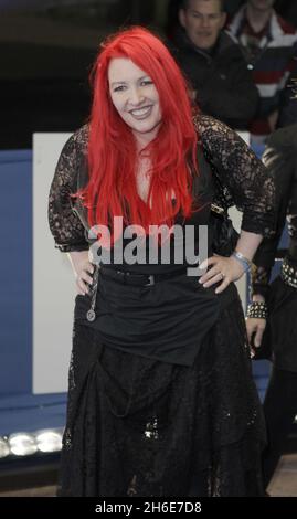 Jane Goldman photographiée aux British Comedy Awards 2010 à l'O2 Arena de Londres. Banque D'Images