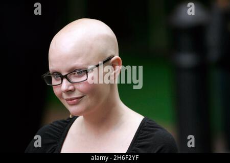 Gail porter arrive à la première britannique de Shrek 3, Odeon Cinema, Leicester Square, Londres. Banque D'Images