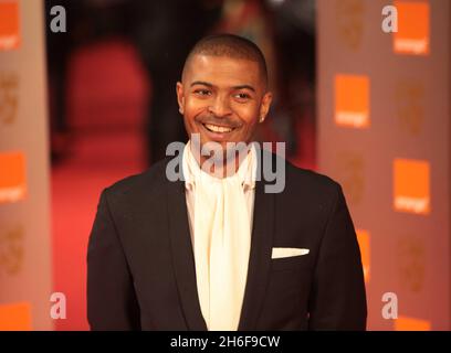 Noel Clarke arrive pour les British Academy film Awards 2009 à l'Opéra Royal de Covent Garden, dans le centre de Londres. Banque D'Images