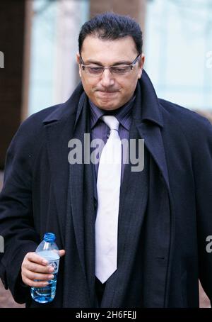 Le commandant de la police métropolitaine Ali Dizaei, qui a aujourd'hui 08/02/2010, a été condamné à 4 ans de prison pour avoir perverti le cours de justice à la Cour de justice de Southwark. Banque D'Images