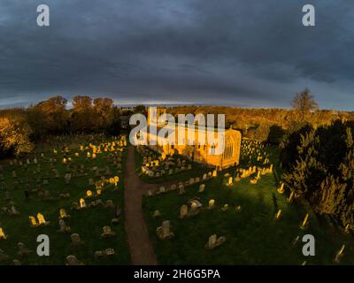 Église Saint-Cuthbert, Norham, Northumberland, Angleterre, Banque D'Images