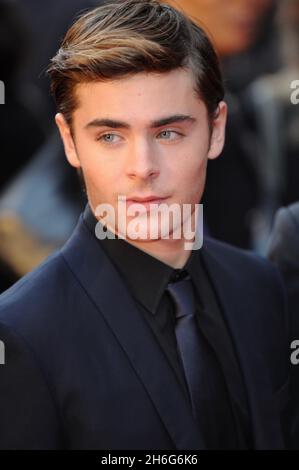 Zac Efron, première britannique « High School musical 3 », Empire Leicester Square, Londres.ROYAUME-UNI Banque D'Images