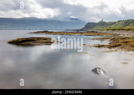 Château de Redbay à Waterfoot in Co Antrim, Irlande du Nord Banque D'Images