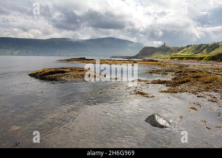 Château de Redbay à Waterfoot in Co Antrim, Irlande du Nord Banque D'Images