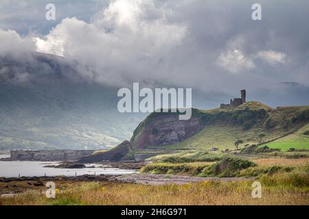 Château de Redbay à Waterfoot in Co Antrim, Irlande du Nord Banque D'Images