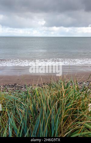 Waterfoot Beach , Co. Antrim, Irlande du Nord Banque D'Images
