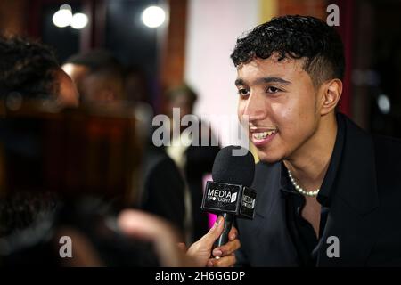 15 novembre 2021.Londres, Royaume-Uni.Acteur Reda Elazouar à la Pirates UK Premiere, Rritzy Cinema, Brixton Oval, Londres.Crédit : Kieran Cleeves/EMPICS/Alay Live News Banque D'Images