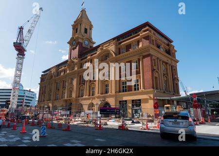 Rue à Auckland, Nouvelle-Zélande Banque D'Images