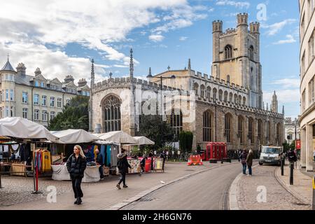 Great St. Mary's Church à Cambridge, Royaume-Uni. Banque D'Images