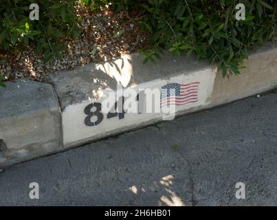 Beverly Hills, Californie, États-Unis 17 septembre 2021 Une vue générale de l'atmosphère de l'acteur George Segal et de l'acteur Max Pavlesky ancienne maison/maison au 841 Greenway Drive le 17 septembre 2021 à Beverly Hills, Californie, États-Unis.Photo par Barry King/Alay stock photo Banque D'Images