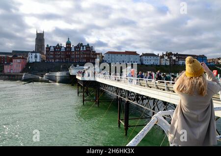 cromer ville balnéaire anglaise à norfolk angleterre Royaume-Uni Banque D'Images