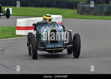 Duncan Pittaway, Bugatti Type 35, Earl Howe Trophy, Grand Prix à deux places et voitures Voiturette qui ont participé avant 1932, 78e réunion des membres de Goodwood Banque D'Images