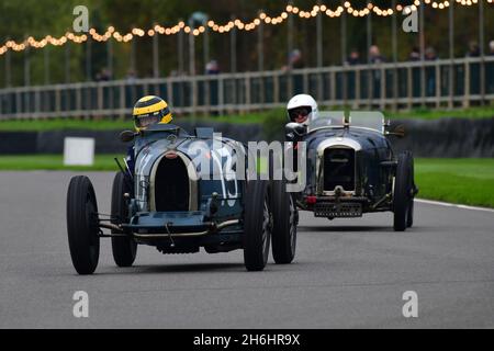 Duncan Pittaway, Bugatti Type 35, Earl Howe Trophy, Grand Prix à deux places et voitures Voiturette qui ont participé avant 1932, 78e réunion des membres de Goodwood Banque D'Images