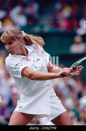 Joueur de tennis allemand Steffi Graf, années 1990 Banque D'Images