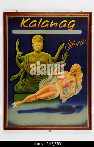 Affiche du salon de Kalanag Banque D'Images