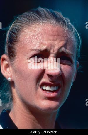 Mary Pierce, joueur de tennis canado-américain-français, années 1990 Banque D'Images