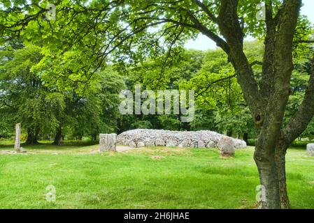 Clava Cairns, près de Culloden Inverness, Highland, Écosse, Royaume-Uni Banque D'Images