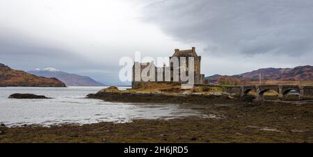 Le Château d'Eilean Donan, Ecosse, Loch Duich Banque D'Images