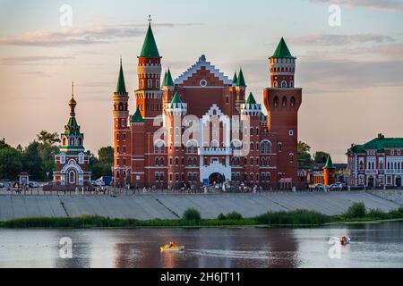 Théâtre Kurchak, Yoshkar-Ola, mari-El, Russie, Europe Banque D'Images