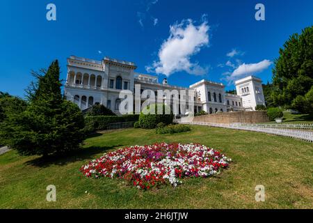 Palais Livadia, Yalta, Crimée, Russie, Europe Banque D'Images