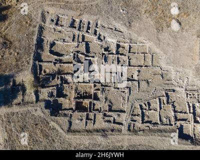 Kultepe ruines de la ville antique.Centre de commerce assyrien à Karum-Kanis dans la ville de Kayseri en Turquie. Banque D'Images