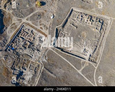 Kultepe ruines de la ville antique.Centre de commerce assyrien à Karum-Kanis dans la ville de Kayseri en Turquie. Banque D'Images