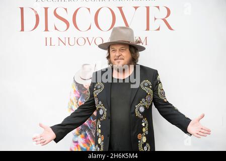 16 novembre 2021, Milan, Milan, Italie: Zucchero Fornaciari présente le nouvel album 'Discover' (Credit image: © Pamela Rovaris/Pacific Press via ZUMA Press Wire) Banque D'Images