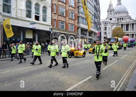 Londres, Royaume-Uni, le Lord Mayor Show, qui a eu lieu le 13 novembre 2021 Banque D'Images