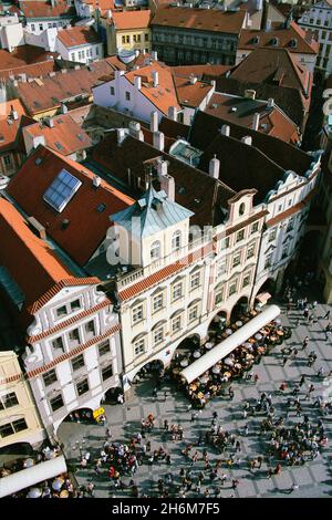 Old Town Square, Prague, République Tchèque Banque D'Images