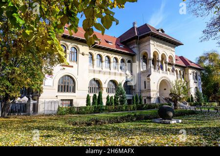 Bucarest, Roumanie, 15 novembre 2020 - entrée principale au Musée national de géologie Banque D'Images