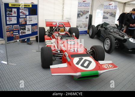 Ex Donington F1 MARS, accroché au mur pendant 40 ans, propriété de Roger Wills, exposé au Hampton Downs Chris Amon Festival janvier 22nd 2011 Banque D'Images