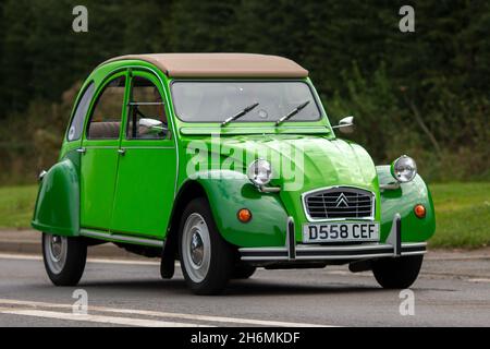 1986 Citroën 2CV voiture classique Banque D'Images