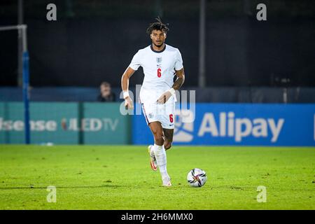 Saint-Marin, novembre 15 2021, les Tyrone Mings d'Angleterre pendant les qualificatifs de coupe du monde Qatar 2022 - Saint-Marin contre l'Angleterre, coupe du monde de la FIFA à Saint-Marin, République de Saint-Marin, novembre 15 2021 Banque D'Images