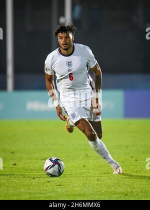 Saint-Marin, novembre 15 2021, les Tyrone Mings d'Angleterre pendant les qualificatifs de coupe du monde Qatar 2022 - Saint-Marin contre l'Angleterre, coupe du monde de la FIFA à Saint-Marin, République de Saint-Marin, novembre 15 2021 Banque D'Images