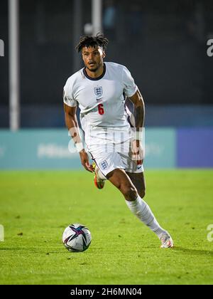 Stade de Saint-Marin, Saint-Marin, République de Saint-Marin, 15 novembre 2021, les Tyrone Mings d'Angleterre pendant les qualificatifs de coupe du monde de Qatar 2022 - San Marin Banque D'Images