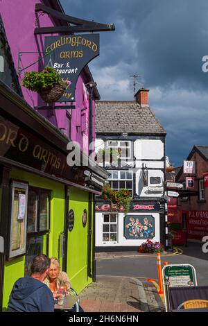 Pub dans le village de Carlingford, comté de Meath, Irlande Banque D'Images