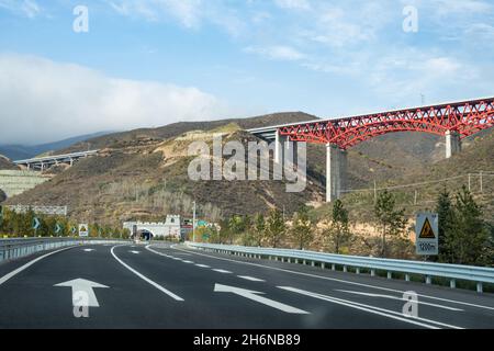 Autoroute Zhangjiakou chung Banque D'Images