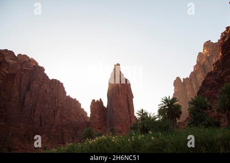 Chemin de montagne Zigzag Abha, Royaume d'Arabie Saoudite, Moyen-Orient Banque D'Images