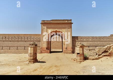 Abbasi Jamia Masjid Qila Derawar, province du Punjab, Pakistan Banque D'Images