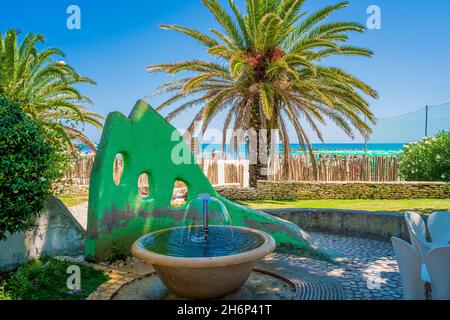 Riviera front de mer de San Benedetto del Tronto Marche Italie Banque D'Images