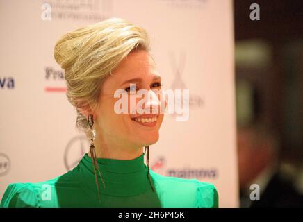 Francfort, Allemagne.06e novembre 2021.Britta HEIDEMANN, ex-tireur, la 39e Deutsche SportpresseBall à Francfort-sur-le-main/Allemagne le 6 novembre 2021 crédit: dpa/Alay Live News Banque D'Images