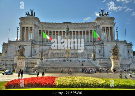 Rome, Piazza Venezia, HDR image Banque D'Images