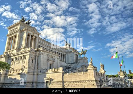 Rome, Piazza Venezia, HDR image Banque D'Images